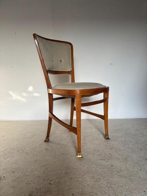 Robert Fix ( 1877 - 1935 ) suite de 6 chaises Secession . Vienne circa 1901