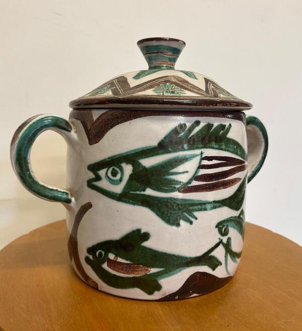 Robert Picault ( 1919 - 2000 ) important pot couvert 