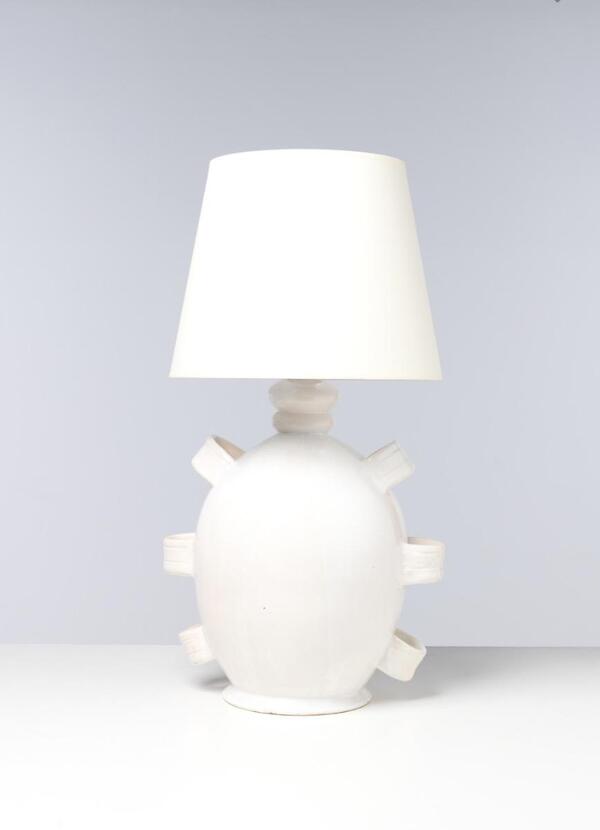 Suzanne Ramié ( 1905 - 1974 ) et Atelier Madoura lampe en ceramique circa 1942 